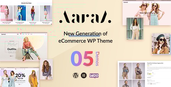 Aaraa - Fashion Shop WordPress Theme Logo